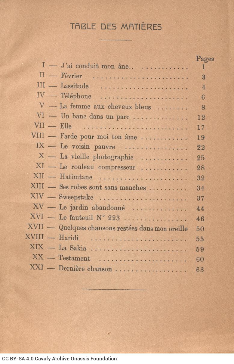 19,5 x 14 εκ. 2 σ. χ.α. + 64 σ. + 2 σ. χ.α. + 2 ένθετα, όπου στο εξώφυλλο χειρόγραφα 